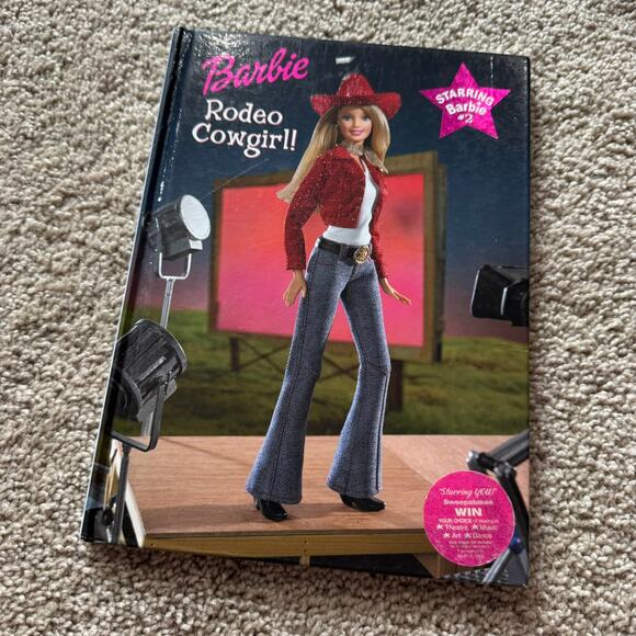 Barbie Hardback Children's Book Rodeo Cowgirl! #2 by Alison Inches On the Farm - Picture 1 of 13